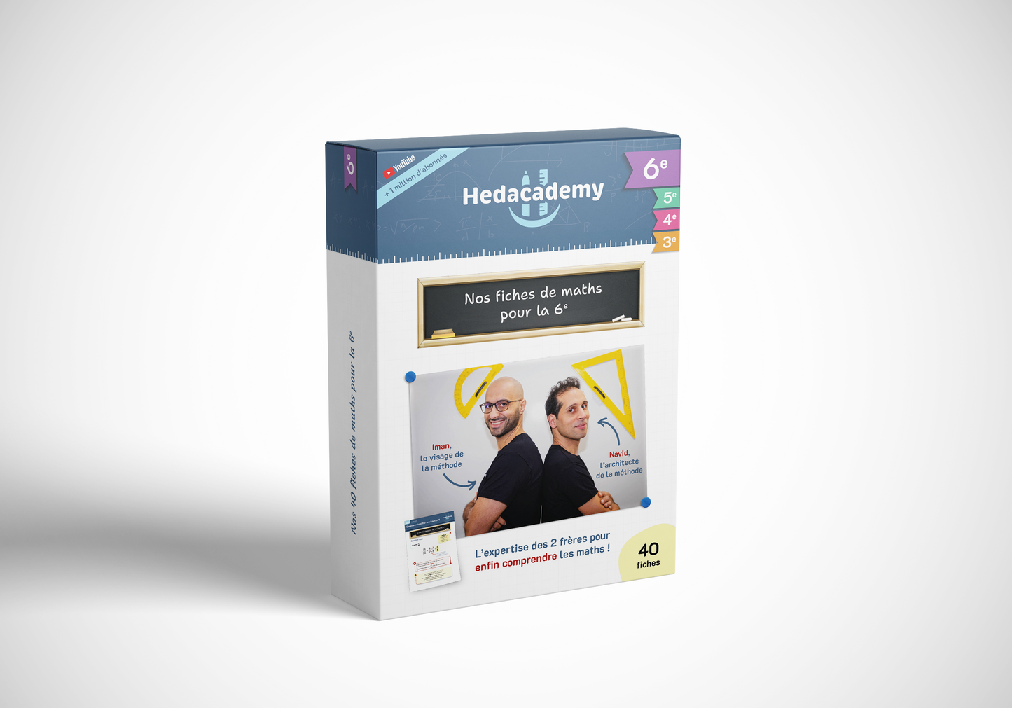 6e : Nos 40 fiches pour assurer en maths 💪