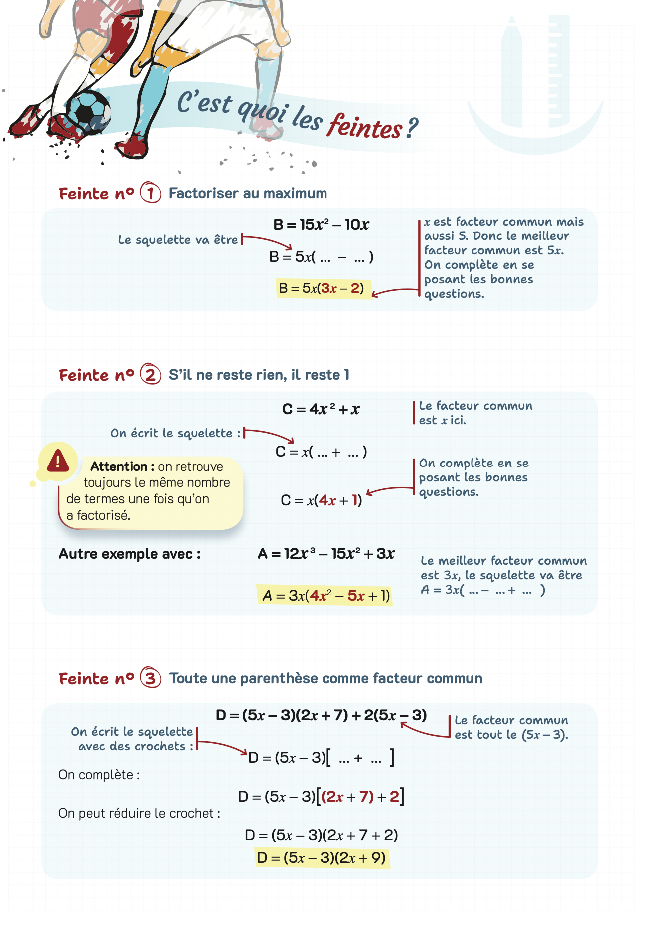 3ᵉ : Nos 40 fiches pour assurer en maths 💪