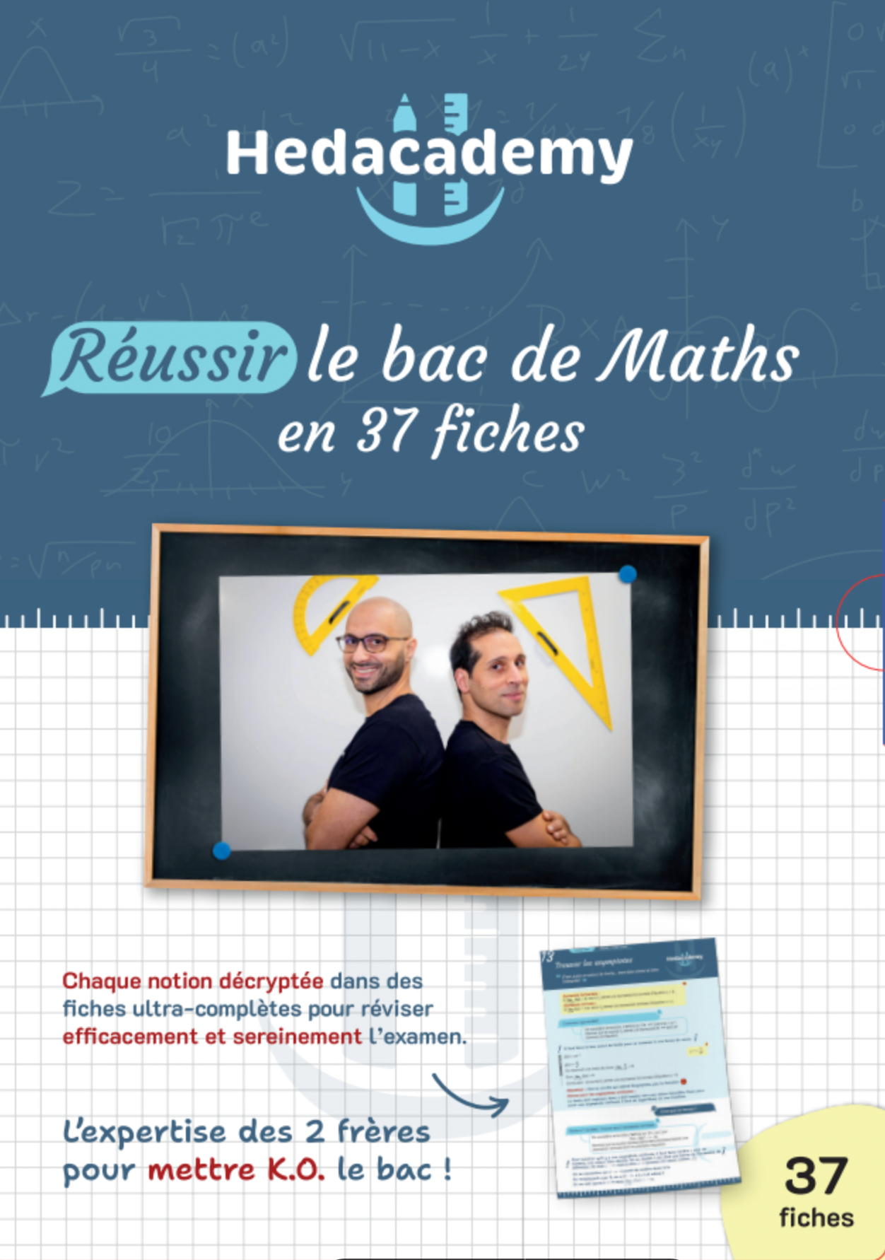 Réussir le bac de maths en 37 fiches 🚀