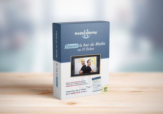 Réussir le bac de maths en 37 fiches 🚀